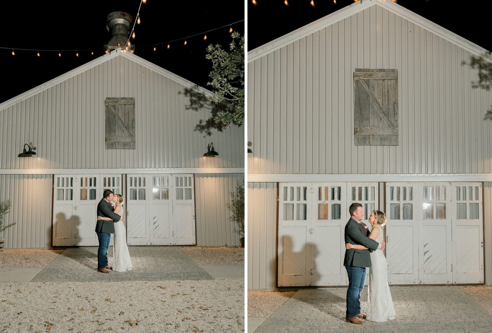 vintage oaks ranch waco wedding venue light and airy wedding photographer in austin TX Tara Lyons Photography night portraits