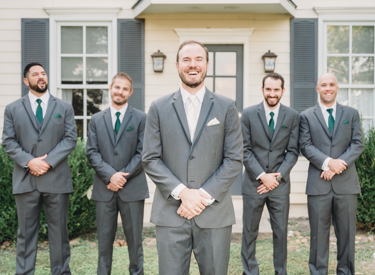 groom and groomsmen formal photos, River Road Chateau, wedding photography at anna tx wedding venue