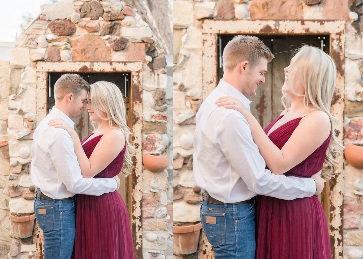 bright and airy engagement session at sekrit theater in austin tx