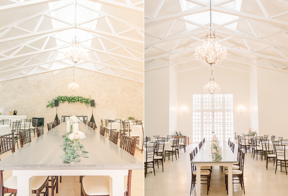 indoor reception space,  the ivory oak wimberley wedding venue, tara lyons photography