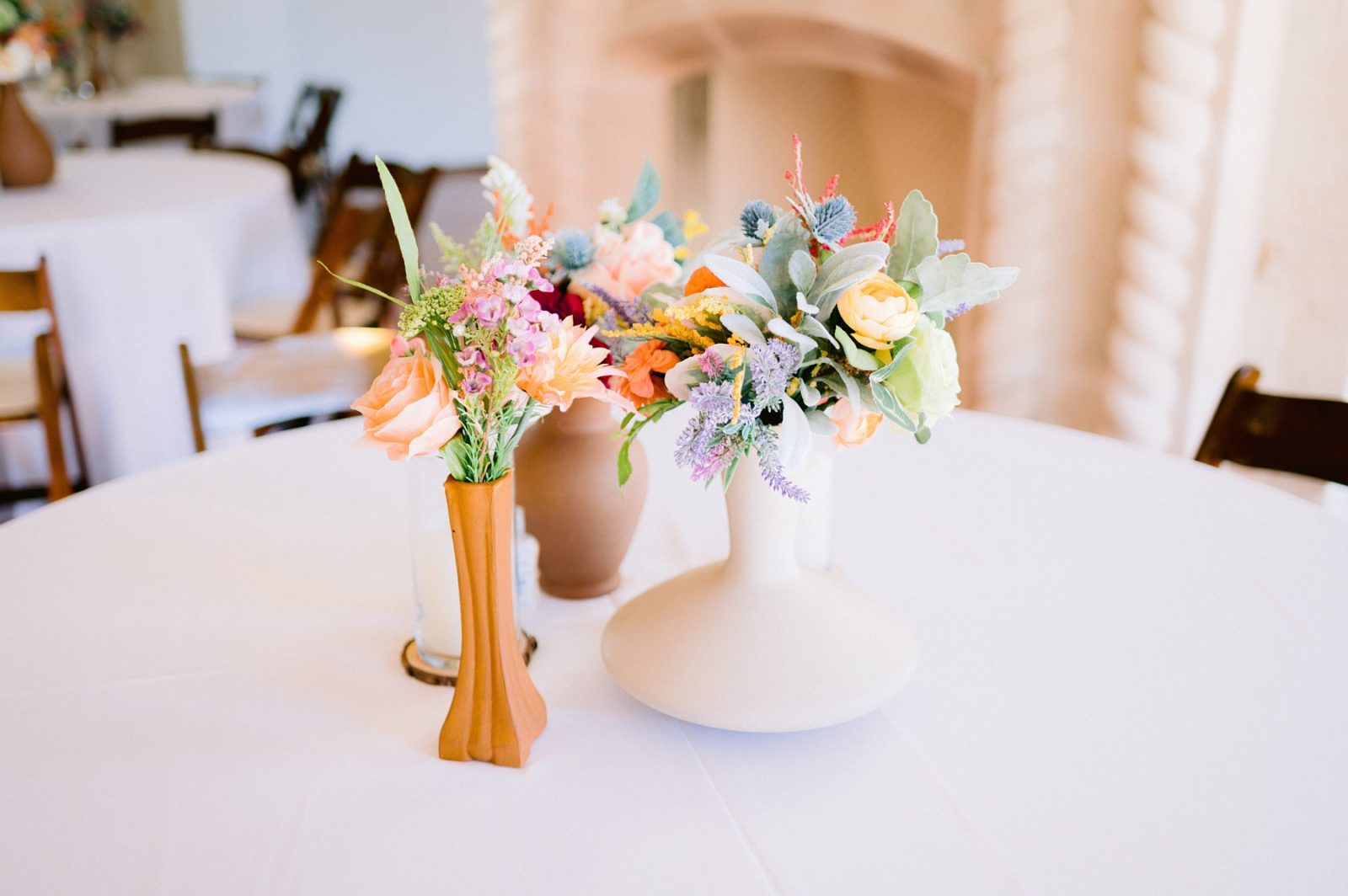 bright and colorful florals at garey house at garey park georgetown wedding