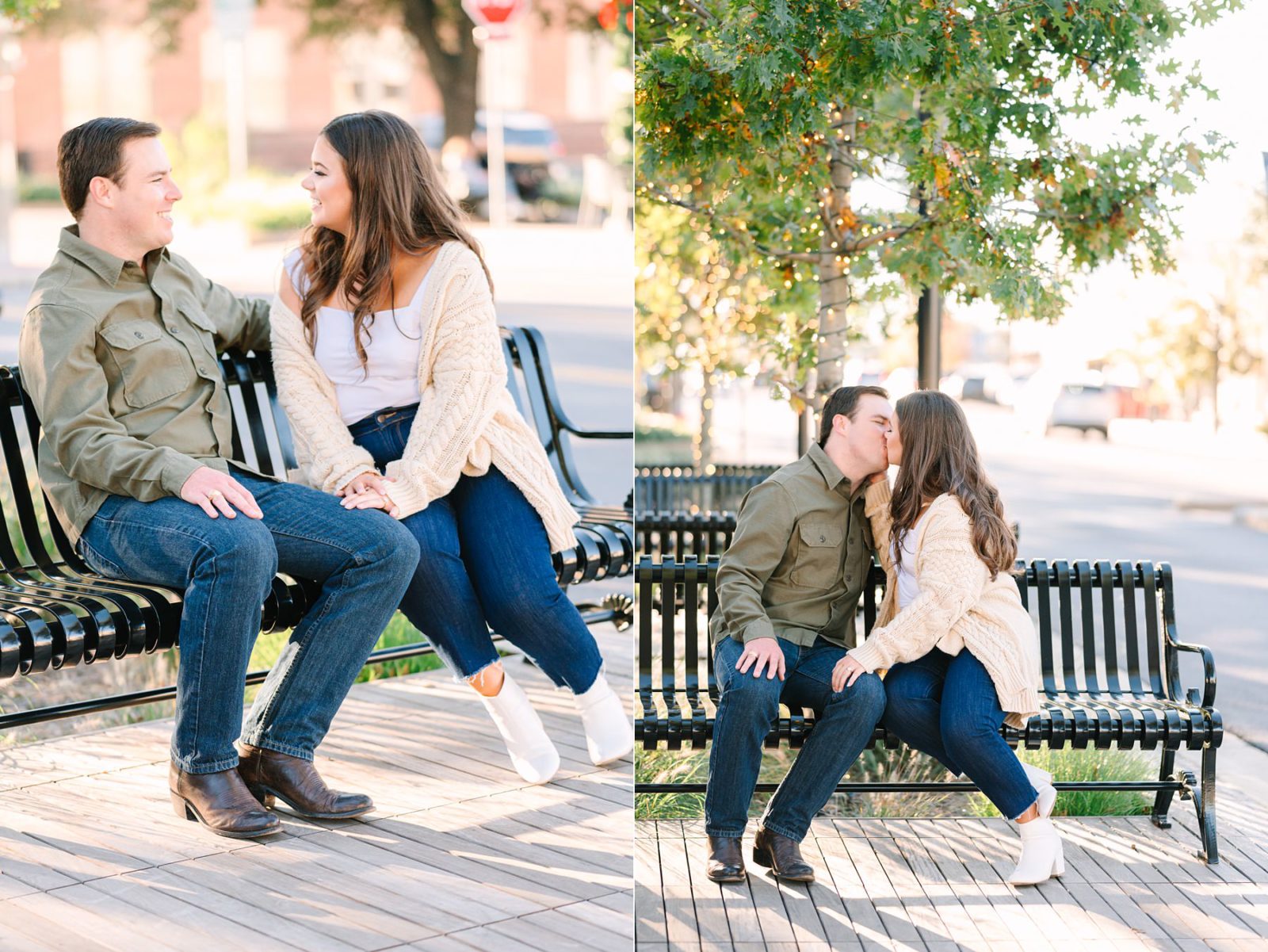 downtown round rock engagement session, round rock square, engagement session round rock square, north austin engagement session location, christmas photo at woodbine mansion, round rock christmas photos, engagement photo locations in round rock, woodbine mansion, round rock wedding venue, tara lyons photography