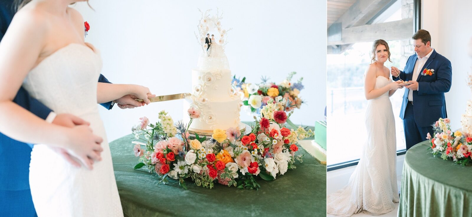 2tarts wedding cake, 2tarts bakery, perry's petals