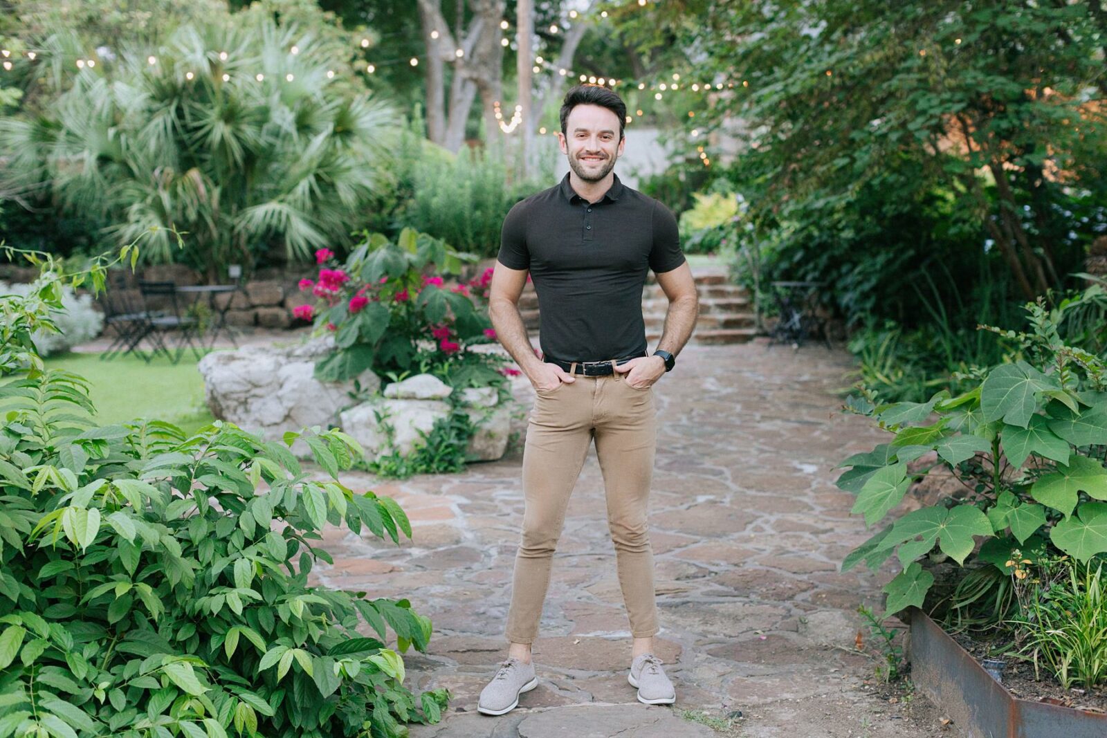 danny hatt, coordinator, planner, owner at hummingbird house, Austin Wedding at Hummingbird House, with wedding photos by Tara Lyons Photography. Other vendors: Mistique Makeup, Cana Events, Twin Flame Events, Simply Chic Event Rentals, Live Oak Photo Booth