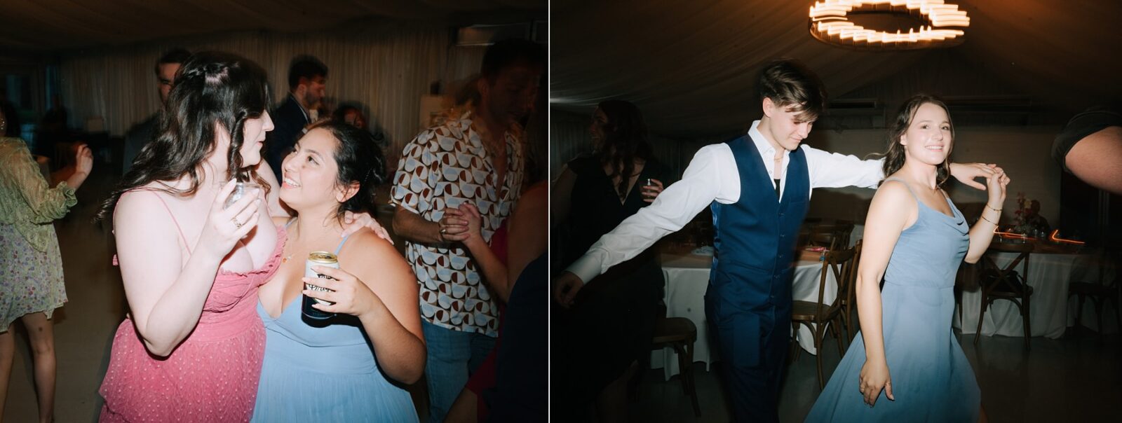 guests dancing at austin wedding reception